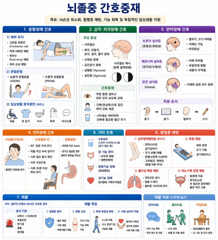 뇌졸중 간호중재
