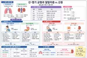 산-염기 균형과 알칼리증 vs. 산증